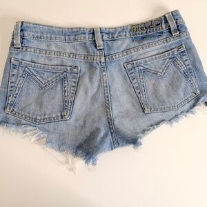 Y2k Marc Jacobs mini low-waist denim shorts